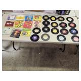 28 Vintage 45RPM Vinyl Records
