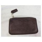 Coach Leather Cosmetic Travel Bag