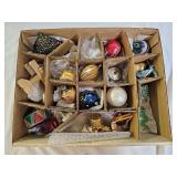 Vintage Glass & Hand Decorated Christmas Ornaments