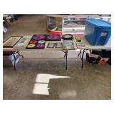 Large Tote of Artwork, Clock