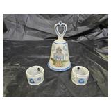 Louisville Pottery Bell, Wedgwood Napkin