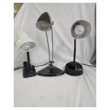3 Adjustable Desk Lamps