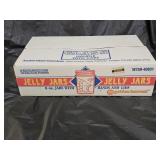 NIB Anchor Glass Jelly Jars with Bands And Lids