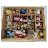 Vintage Glass & Hand Decorated Christmas Ornaments