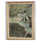 Ballet Girls on Stage by H. G. E. Degas Print