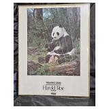 1988 Harold Roe Toledo Zoo Panda Print