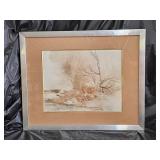 1981 Peggy Brown Landscape Print