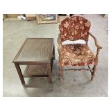 MCM Table, Mahogany Chair