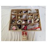 Vintage Glass & Hand Decorated Christmas Ornaments