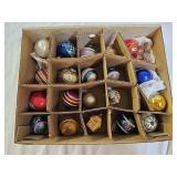 Vintage Glass & Hand Decorated Christmas Ornaments