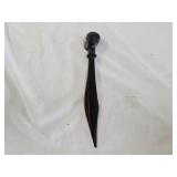 Hand Carved African Ebony Wood Letter Opener