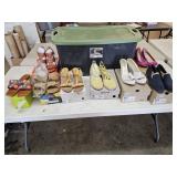 Large Tote, 8prs of Ladies Fashion Shoes