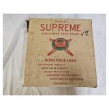 Vintage Metal Supreme Christmas Tree Stand