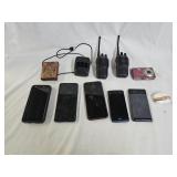 Cell Phones, Walkie Talkies, Digital Camera, Cards