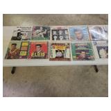 10 Vintage Elvis Presley Vinyl Record Albums