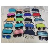 20 Pairs of Fashion Sunglasses & Readers, Cases