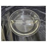 Vintage Pyrex #595 Divided Casserole Dish