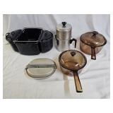 Enamelware, Corningware and Aluminum Pots