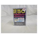 Unopened 250 MLB Baseball Sports Cards