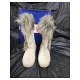 Rouge Faux Fur Boots