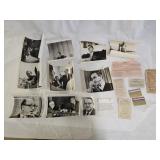 Vintage Political B&W Photos, Ephemera