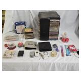 100+ CDs, Case, Cell Phones, Watches, Household