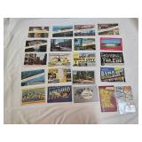 21 Vintage Greetings From Souvenir Post Cards