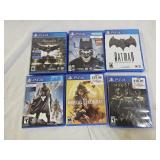 2 New and 4 Used Playstation 4 Video Games