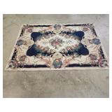 French Aubusson Style Wool Area Rug