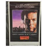 1983 Sudden Impact Theater Advertising Poster