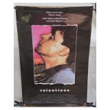 1989 Relentless Movie Theater Advertising Poster