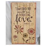 Decorative Inspirational Wood Wall Hanging