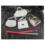 Designer Purses and Belt