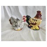 Rooster/Chicken Tea Pot & Cookie Jar