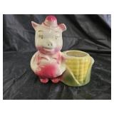 Vintage Shawnee Pottery Happy Pig Planter