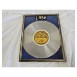 Vintage Elvis Presley Metal 45RPM Record