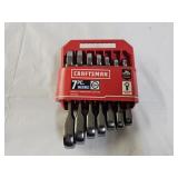 New Craftsman 7pc Metric 12pt Ratchet Wrench Set