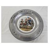 The Great American Revolution Pewter/Ceramic Plate