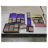 Assortment of Vintage Cassette Tapes and Cases
