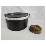 Vintage Feather Hat and Hat Box