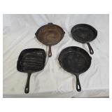 Wagner and Old Mountain Cast Iron Skillets