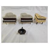 Music Box Pianos, Alabaster Piano, Mini Phonograph