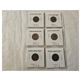 6 Indian Head Cents