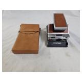 Vintage Polaroid Land Camera with Leather Case