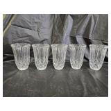 5 Crystal Scalloped Light Shades