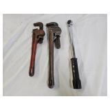 Craftsman Torque Wrench, 2 Pioe Wrenches