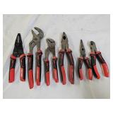 6 Assorted Craftsman Pliers
