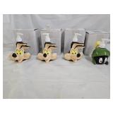 4 New Looney Tunes Hand Soap Dispensers