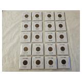 20 Wheat Pennies