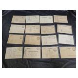 16 Vintage German Military Post Cards